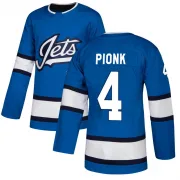 Authentic Neal Pionk Blue Winnipeg Jets Alternate Jersey - Men's