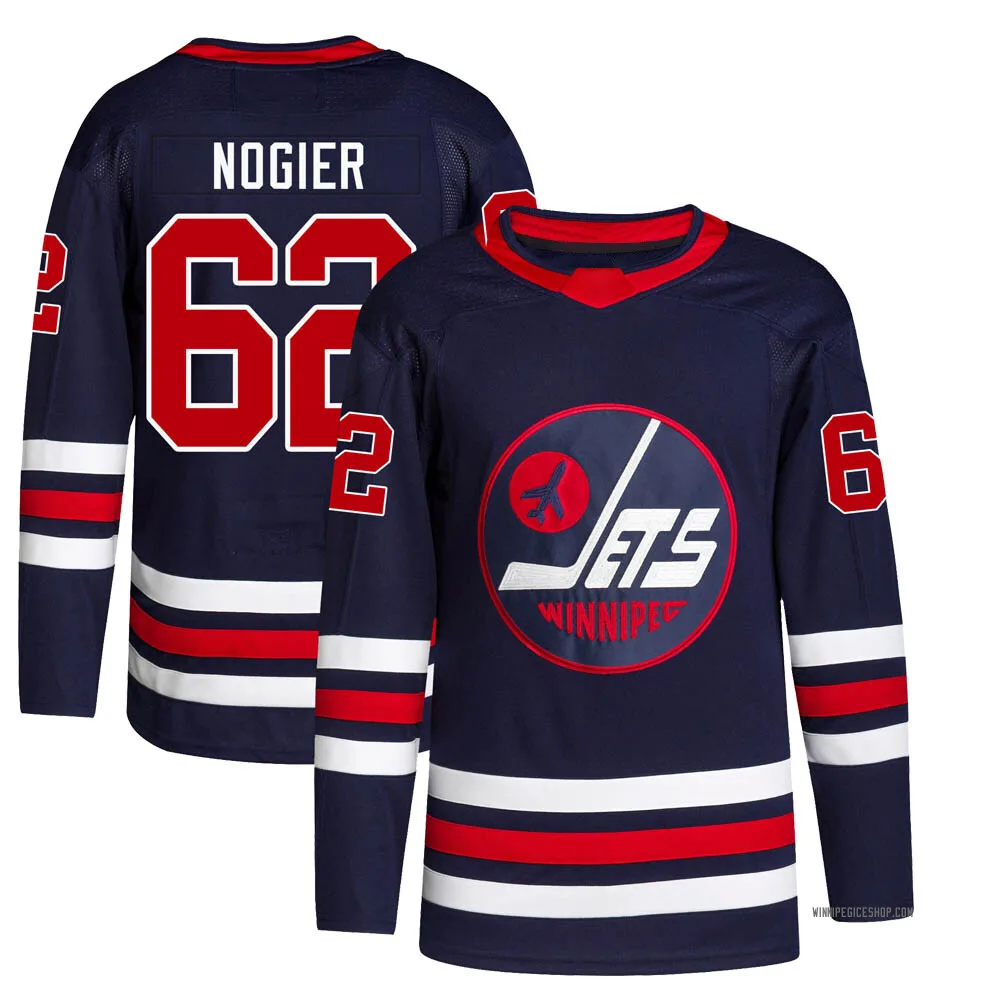 Authentic Nelson Nogier Navy Winnipeg Jets 2021/22 Alternate Primegreen Pro Jersey - Men's