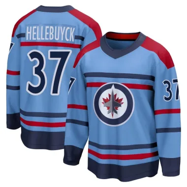 Breakaway Connor Hellebuyck Light Blue Winnipeg Jets Anniversary Jersey - Youth