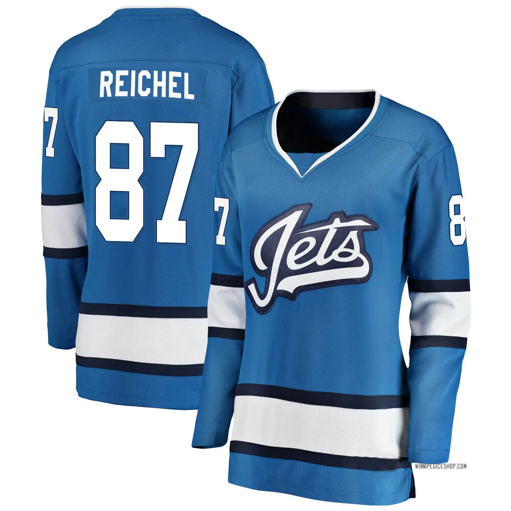 Breakaway Kristian Reichel Blue Winnipeg Jets Alternate Jersey - Women's