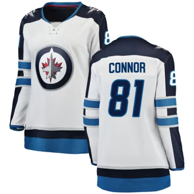 Breakaway Kyle Connor White Winnipeg Jets Away Jersey - Women's