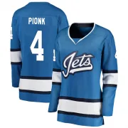 Breakaway Neal Pionk Blue Winnipeg Jets Alternate Jersey - Women's