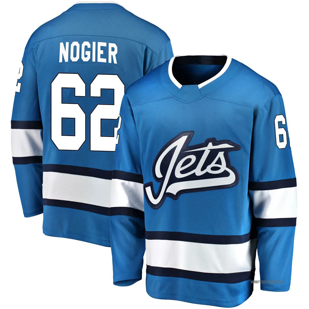 Breakaway Nelson Nogier Blue Winnipeg Jets Alternate Jersey - Youth