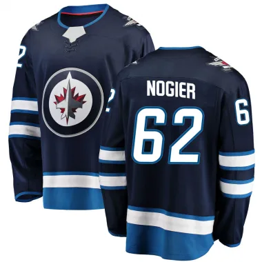 Breakaway Nelson Nogier Blue Winnipeg Jets Home Jersey - Men's